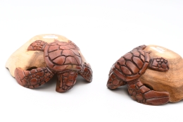 Holz Schale Schildkr�te Gr. S