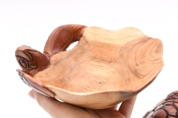 Holz Schale Schildkr�te Gr. S