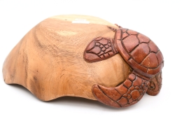 Holz Schale Schildkr�te Gr. M