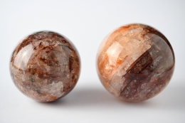 Hematoid Quartz Spheres