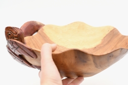 Holz Schale Schildkr�te Gr. M