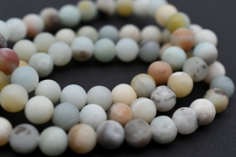 Amazonit Kugel Armband 8 mm Matt