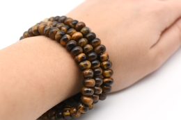 Tiger Auge Button Armb�nder