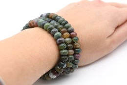 Fancy Jaspis Button Armb�nder