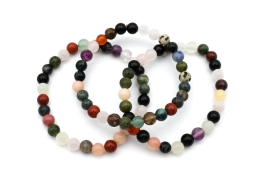 Mix bead bracelet 6 mm