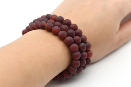 Carneol Kugel Armband 8 mm Matt