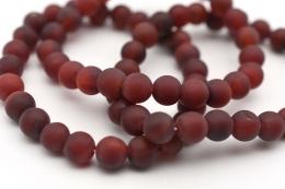 Carneol Kugel Armband 8 mm Matt