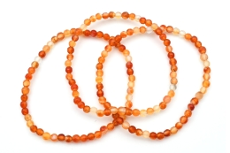 Carneol Armband facettiert 4 mm