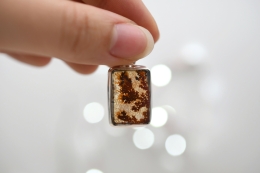 Dendriten Achat 925er Silber Anh�nger