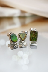 Ammolite 925 Silver Pendant