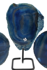 Achat blau auf Metallst�nder