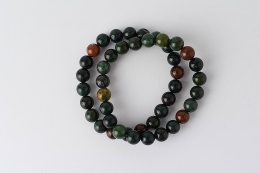 Heliotrop Kugelarmband 8mm