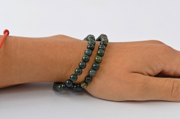 Heliotrop Kugelarmband 6 mm