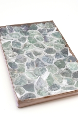 Fluorit Rohstein Flat