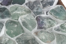 Fluorit Rohstein Flat