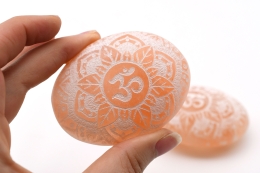 Selenit Seifensteine mit 