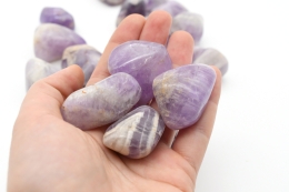Amethyst Trommelsteine