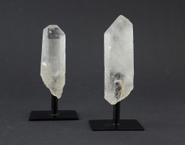 Bergkristall Spitze auf Metallst�nder