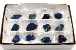 Azurite-Malachite Raw Pieces Flat Extra Quality