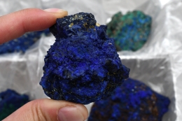 Azurite-Malachite Raw Pieces Flat Extra Quality