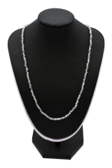 Labradorite necklace faceted