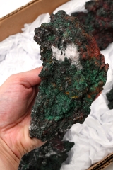 Malachit Stufen Mexiko Flat