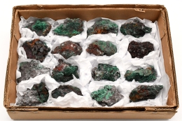 Malachit Stufen Mexiko Flat