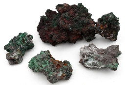 Malachit Stufen Mexiko Flat