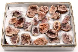 Pink Amethyst Geoden Flat