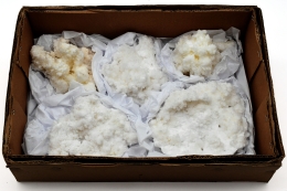 Aragonit Stufen wei� Flat