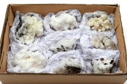 Aragonit Stufen wei� Flat