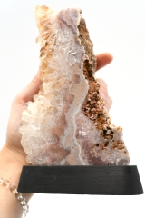 Pink Amethyst auf St�nder/Sockel ab 1,1 kg