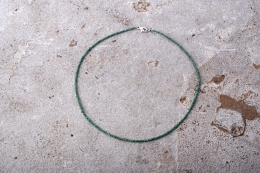 Smaragd Kette facettiert