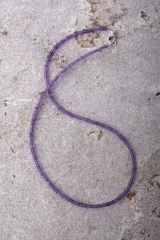 Amethyst Kette facettiert