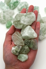 Fluorit gr�n Rohsteine China