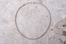 Zirkon Kette facettiert