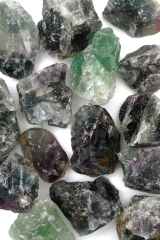 Regenbogenfluorit Rohsteine