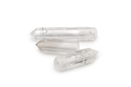 Bergkristall Massagest�be facettiert