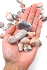 Botswana Achat pink/pastell Trommelsteine