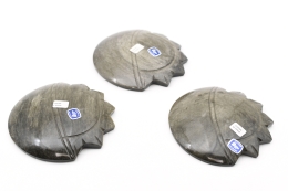 Obsidian Gold Sonne Mond Form