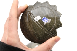 Obsidian Gold Sonne Mond Form