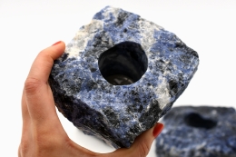 Sodalite Candle Holder