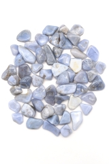 Chalcedony Ellensbury blue tumbled stones