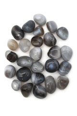 Achat grau Trommelsteine