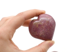 Rhodonit Herz 40 - 60 mm