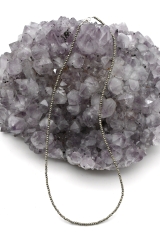 Pyrit Kette facettiert