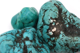 Howlith coloured tumbled stones (T�rkenit) 3 kg