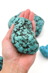 Howlith coloured tumbled stones (T�rkenit) 3 kg