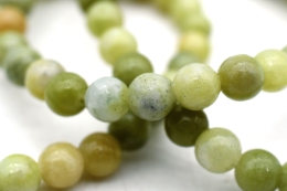 Serpentin (Korea Jade) Kugel Armband 6 mm