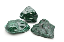 Malachite Polished Pieces 2 - 3 kg